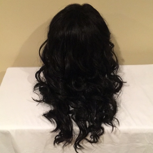 NWOT Dark brown curly wig - Picture 2 of 6